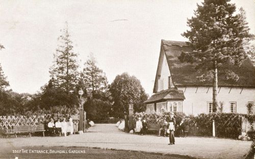 
This is the entrance Lodge to Brundall Gardens which was on Postwick Lane