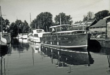 Katinka, Admiral Class, in Brooms Boatyard in 1961